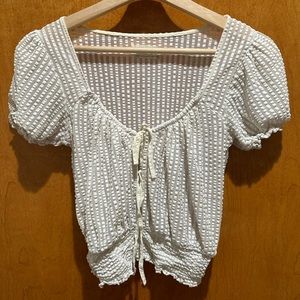 Madewell Sheer Crop Top